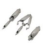 5-Pcs Transformable Squid-Style Pen - Compact Mechanical Writing Tool with Hinged Design and 0.5mm Ballpoint V888-ELOSUNG43977