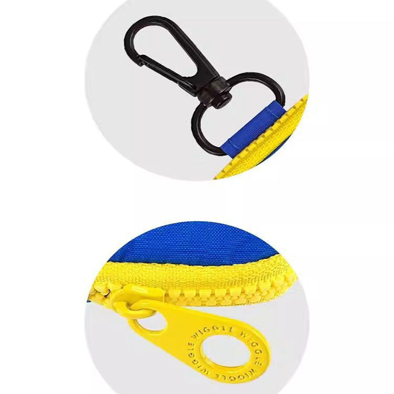 Mini Compact Pouch with Zipper Closure - Portable Storage Case for Earbuds and Small Items V888-ELOSUNG43978
