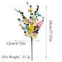 2-Piece Tulip Easter Artificial Floral Arrangement with Decorative Egg Accents - Ready-to-Display Spring V888-ELOSUNG43996