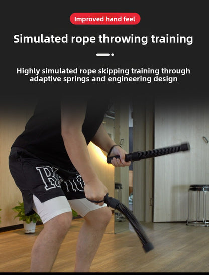 Cordless Battle Rope Weighted Spring Bars 1 Pair Heavy Duty Arm & Core Trainer Portable Home Gym Equipment V888-ELOSUNG44000