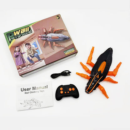 RC Wall Climbing Cockroach Toy Realistic Anti-Gravity Remote Control Bug 360 Stunt Rotation Rechargeable V888-ELOSUNG44002