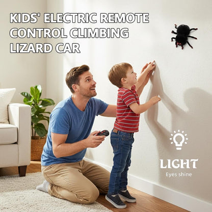 RC Wall Climbing Spider Toy Realistic Fuzzy Tarantula Anti-Gravity Remote Control Prank Bug with LED Eyes V888-ELOSUNG44003