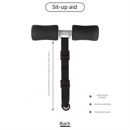 Portable Sit-Up Assistant Bar Door & Bed Anchor Core Trainer Adjustable Ab Workout Equipment Black V888-ELOSUNG44033