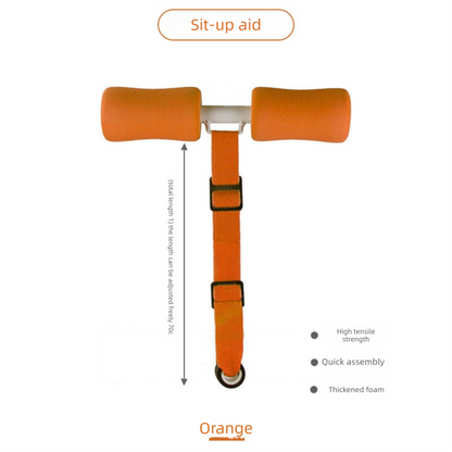 Portable Sit-Up Assistant Bar Door & Bed Anchor Core Trainer Adjustable Ab Workout Equipment Orange V888-ELOSUNG44034