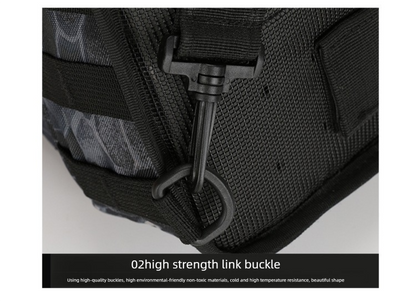 Tactical Sling Bag Men 600D Waterproof Crossbody Backpack MOLLE EDC Shoulder Pack for Hiking Cycling Tan V888-ELOSUNG44038