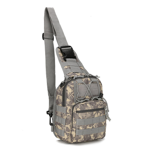 Tactical Sling Bag ACU Camo 600D Waterproof Crossbody Backpack MOLLE EDC Shoulder Pack for Hiking Camping V888-ELOSUNG44039