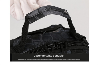 Tactical Sling Bag ACU Camo 600D Waterproof Crossbody Backpack MOLLE EDC Shoulder Pack for Hiking Camping V888-ELOSUNG44039