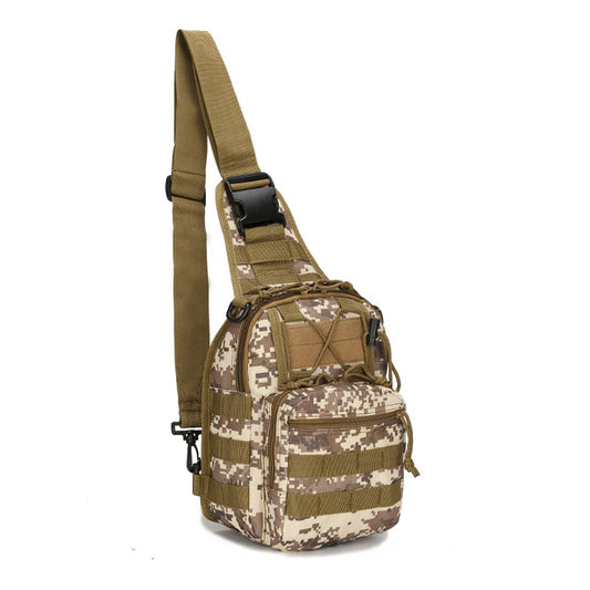 Tactical Sling Bag Desert Digital Camo 600D Waterproof Crossbody Backpack MOLLE EDC Shoulder Pack for Outback V888-ELOSUNG44046