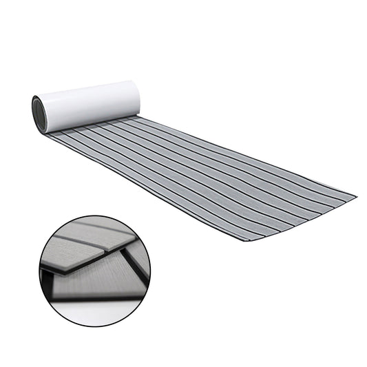 EVA Faux Teak Boat Flooring Sheet Marine Decking Mat Self Adhesive Non Slip Foam for Yacht Caravan & RV V888-ELOSUNG44108