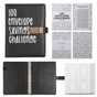 100 Envelope Savings Challenge Binder with Password Lock A5 Cash Stuffing Budget Planner Book Money Organizer V888-ELOSUNG44128
