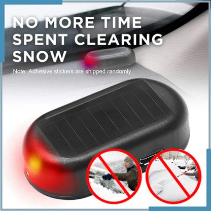Solar Powered Car Antifreeze Snow Removal Device Electromagnetic Windshield De-icer Anti-Fog Frost Tool for V888-ELOSUNG44134