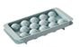 2 PCS Round Ice Cube Trays with Lids 14 Cavity Sphere Ice Ball Maker Mould Stackable Hard Plastic Easy V888-ELOSUNG44184