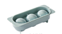2 PCS Large Round Ice Cube Trays with Lids 3 Cavity Sphere Ice Ball Maker Mould Stackable Hard Plastic Slow V888-ELOSUNG44186