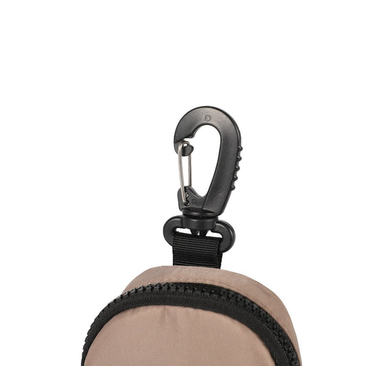 3 PCS Mini Coin Purse with Carabiner Clip Water Resistant Small Zipper Pouch Wallet for Keys Earbuds Cards V888-ELOSUNG44209