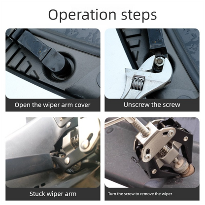 Heavy Duty Adjustable Car Wiper Arm Puller Tool Battery Terminal & Alternator Bearing Remover 9-30mm Opening V888-ELOSUNG44223