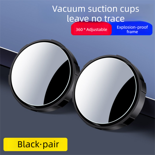 2Pcs Car Blind Spot Mirrors Suction Cup Vacuum Adsorption 360 Adjustable Round Rear View Convex Mirror V888-ELOSUNG44242