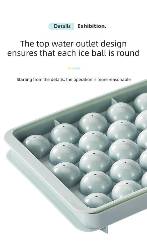 2 PCS Large Diamond Ice Cube Trays with Lids 4 Cavity Geometric Sphere Ice Ball Maker Mould Stackable Hard V888-ELOSUNG44358