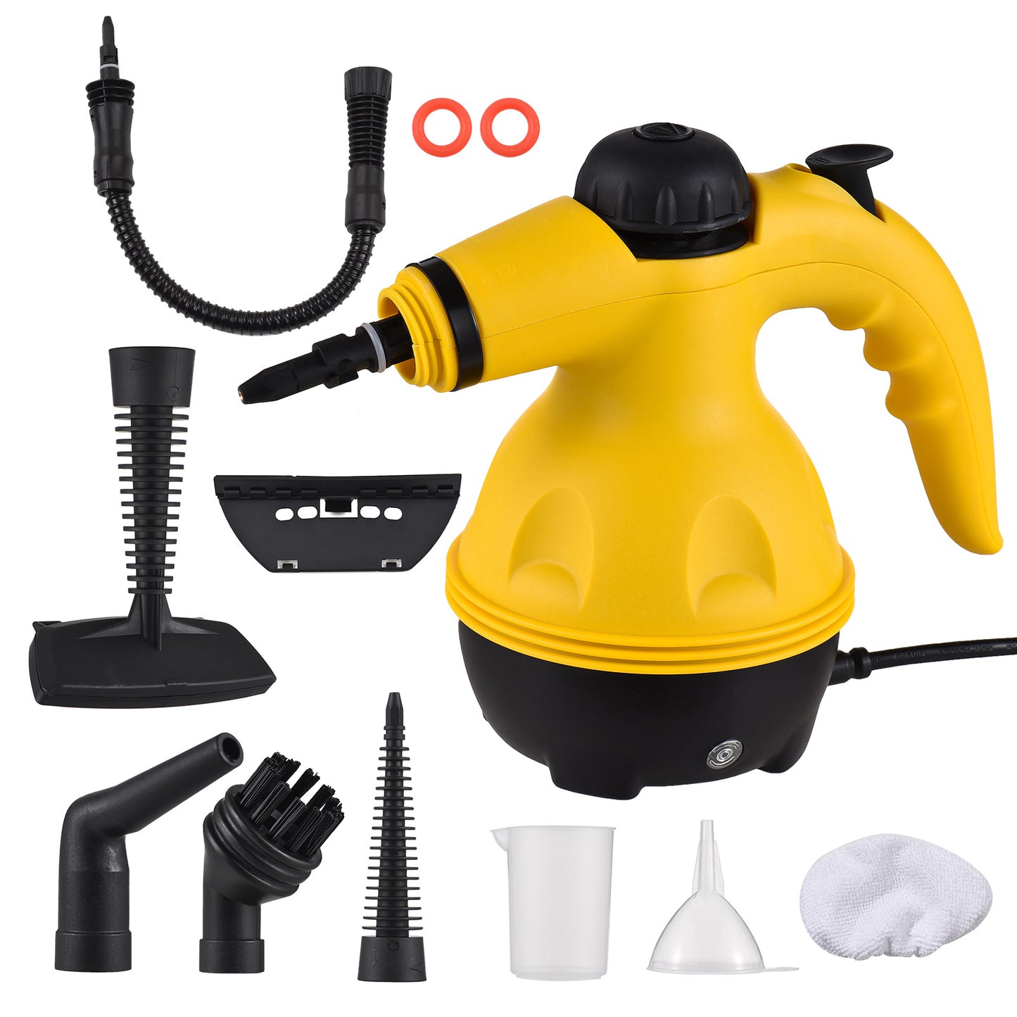 Multi-Purpose Handheld Steam Cleaner with 9 Accessories - High Pressure Chemical-Free Steamer for Kitchen, V888-ELOSUNG44361