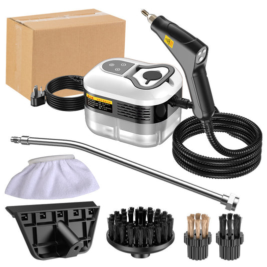 White and Black 1500W High Pressure Steam Cleaner with Digital Display (3.5 BAR) - 1.2L Heavy Duty Steamer V888-ELOSUNG44362