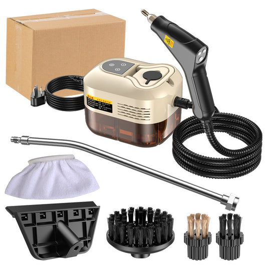 Beige 1500W High Pressure Steam Cleaner with Digital Display (3.5 BAR) - 1.2L Heavy Duty Steamer for Kitchen V888-ELOSUNG44363