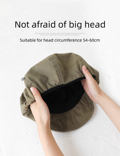 Oversized Slouchy Newsboy Cap - Vintage Japanese Style Baker Boy Hat - Soft Textured Fabric - Olive Green V888-ELOSUNG44402