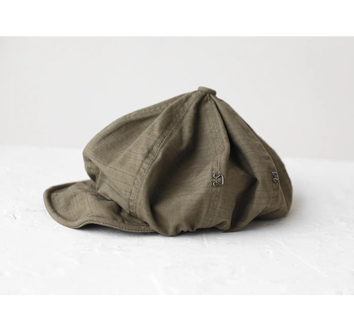 Oversized Slouchy Newsboy Cap - Vintage Japanese Style Baker Boy Hat - Soft Textured Fabric - Beige V888-ELOSUNG44404