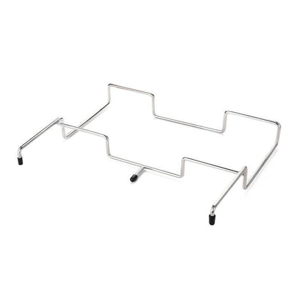 2 PCS Portable Folding Trash Bag Holder Stand Stainless Steel Garbage Bag Rack for Camping Picnic Kitchen and V888-ELOSUNG44532