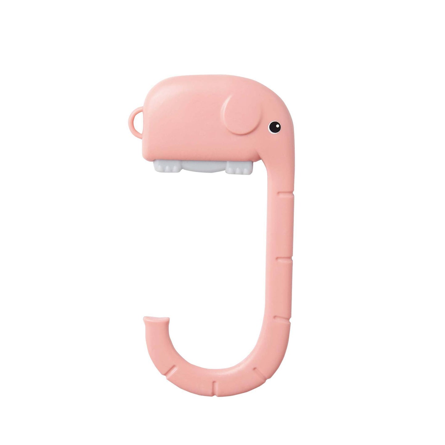 Cartoon Elephant Desk Side Bag Hook Pink Portable Adhesive Schoolbag Hanger No-Drill Movable Table Hook for V888-ELOSUNG44550