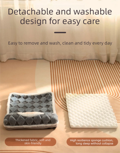 Thickened Soft Pet Bed Mat XL Size Light Green Extra Large Dog Sleeping Pad Washable Cushion for Large Breeds V888-ELOSUNG44559