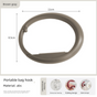 2 PCS Portable Purse Bag Hook Hanger Table Edge Holder Brown gray Foldable Non-Slip Clip for School Desk V888-ELOSUNG44577