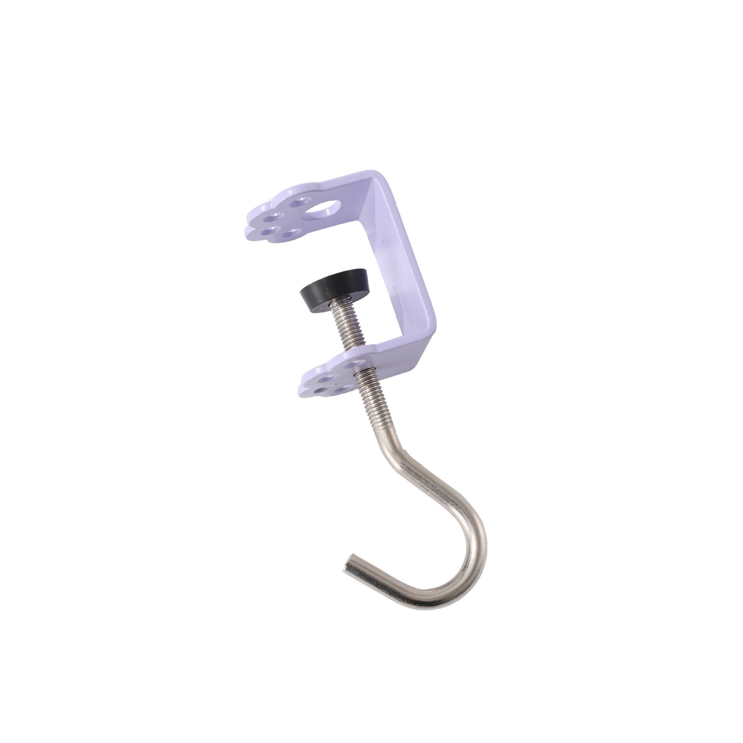 Macaron Paw Table Side Hook 2-Piece Set Adjustable Desk Hanging Clamp No-Drill Portable Bag Hook Light Yellow V888-ELOSUNG44586