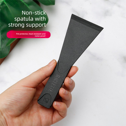2 PCS Non-Stick Nylon Raclette Scrapers Heat Resistant Mini Spatula Turners for Cheese Baking & Cookware V888-ELOSUNG44612