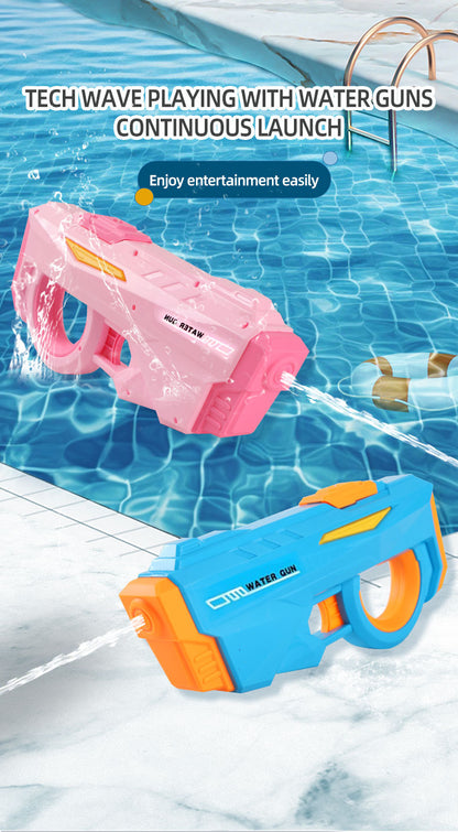 Electric Water Gun Automatic Continuous Fire Squirt Toy 8m Range Rechargeable Battery Outdoor Pool Beach Fun V888-ELOSUNG44614