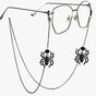 Black Spider Web Eyewear Chain 70cm Anti-Slip Glasses Strap Decorative Gothic Sunglasses Holder with Hollow V888-ELOSUNG44628