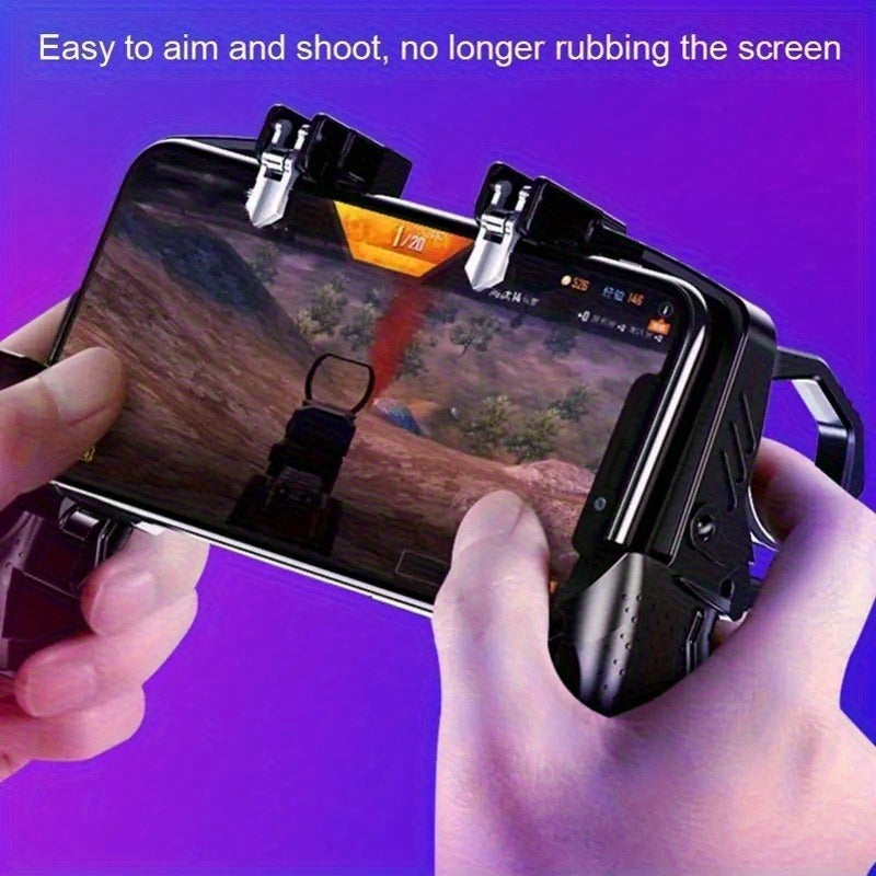 K21 Mobile Game Controller Gamepad L1 R1 Trigger Fire Buttons Ergonomic Grip for PUBG COD Mobile iOS Android V888-ELOSUNG44647