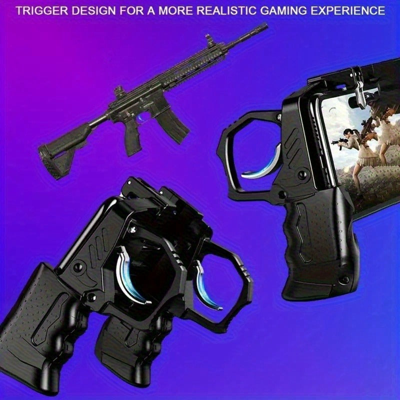 K21 Mobile Game Controller Gamepad L1 R1 Trigger Fire Buttons Ergonomic Grip for PUBG COD Mobile iOS Android V888-ELOSUNG44647