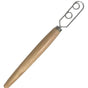 Danish Dough Whisk Slim Dual Ring Design Long Oak Wood Handle Bread Mixer Tool for Sourdough Starter Jars & V888-ELOSUNG44688