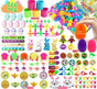 200 PCS Easter Eggs with 200 Toy Fillers - Mega Bulk Party Set - Plastic Shells & Assorted Mini Prizes - V888-ELOSUNG44755