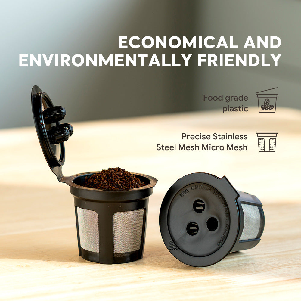 Reusable K-Cup Coffee Pod Filter for Ninja Dual Brew Coffee Makers Triple Hole Capsule Shell UA2227 V888-ELOSUNG44763