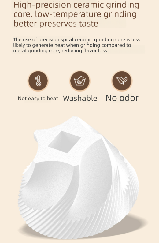 Portable Electric Coffee Grinder Wireless Rechargeable Burr Mill with Cleaning Brush Automatic Bean Grinder V888-ELOSUNG44772