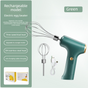Cordless Electric Hand Mixer - Rechargeable 3-Speed Egg Beater & Cream Whisk - Lightweight Self-Standing V888-ELOSUNG44814