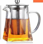 550ml Heat Resistant Glass Teapot with 304 Stainless Steel Infuser Thickened Square Base Loose Leaf Tea Maker V888-ELOSUNG44867