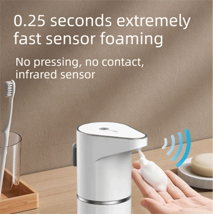 S127 Touchless Foam Automatic Induction Pump (350ml) - Wall-Mounted & Countertop Dual Use, Compact Soap V888-ELOSUNG45100