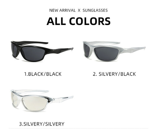 3-Pack Retro Oval Sports Sunglasses - Lightweight UV400 Protection Trendy Sun Glasses for Cycling, Hiking & V888-ELOSUNG45106