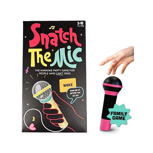 Snatch The Mic Music-Party Game - High-Energy Family & Social Interactive Game for All Ages V888-ELOSUNG45128
