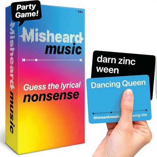 Misheard Music Music-Party Game - High-Energy Family & Social Interactive Game for All Ages V888-ELOSUNG45130