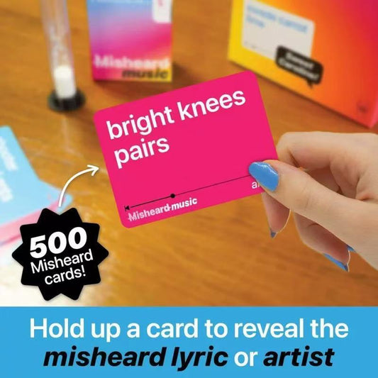 Misheard Music Music-Party Game - High-Energy Family & Social Interactive Game for All Ages V888-ELOSUNG45130