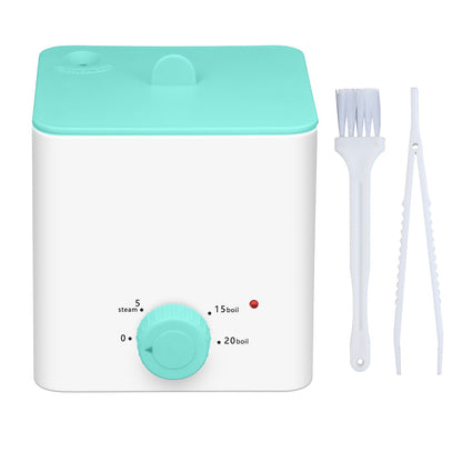 Green Portable 2-in-1 High-Temperature Steam & Boiling Sterilizer for Silicone Period Cups - Automatic V888-ELOSUNG45133