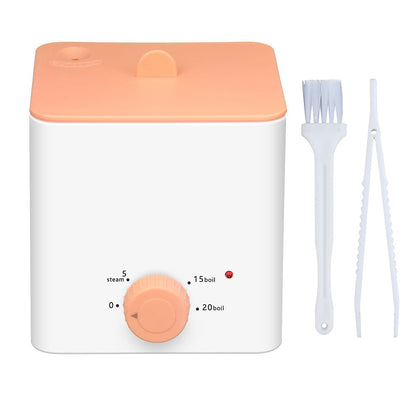 Pink Portable 2-in-1 High-Temperature Steam & Boiling Sterilizer for Silicone Period Cups - Automatic V888-ELOSUNG45134