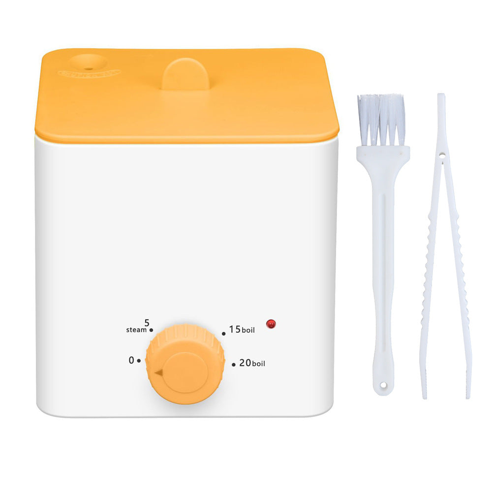 Orange Portable 2-in-1 High-Temperature Steam & Boiling Sterilizer for Silicone Period Cups - Automatic V888-ELOSUNG45135